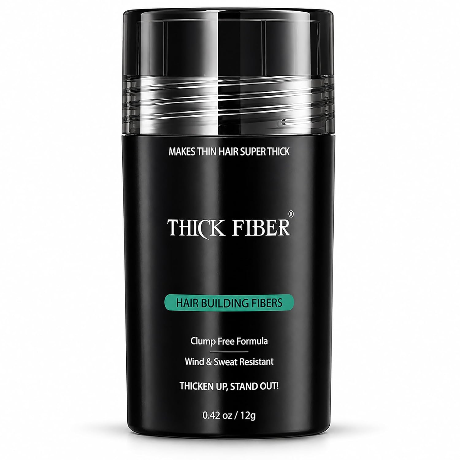 THICK FIBER Hair Fibers for Women & Men with Thinning Hair (Dark Blonde) 12g, Hair Loss Concealer, Covers Bald Spots, Hairline & Sparse Areas, Natural Fuller Looking Hair