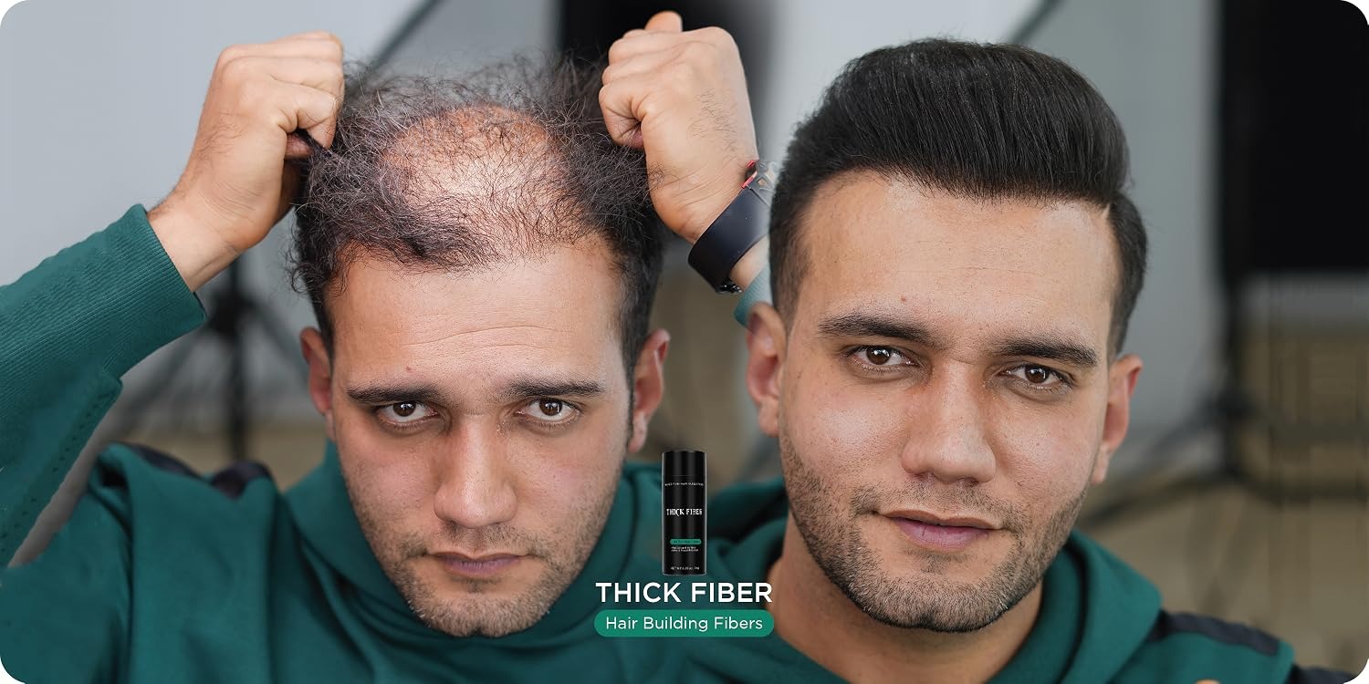 THICK FIBER Hair Fibers | Instant Scalp Concealer & Spray - THICK FIBER Official Online Store